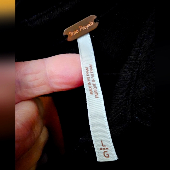 FREE PEOPLE TIERED TUNIC LONG DRESS IN BLACK - Picture 5 of 16